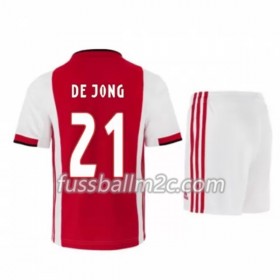 Fußballtrikots Ajax Amsterdam Frenkie de Jong 21 Kinder Heim Trikotsatz 2019-2020
